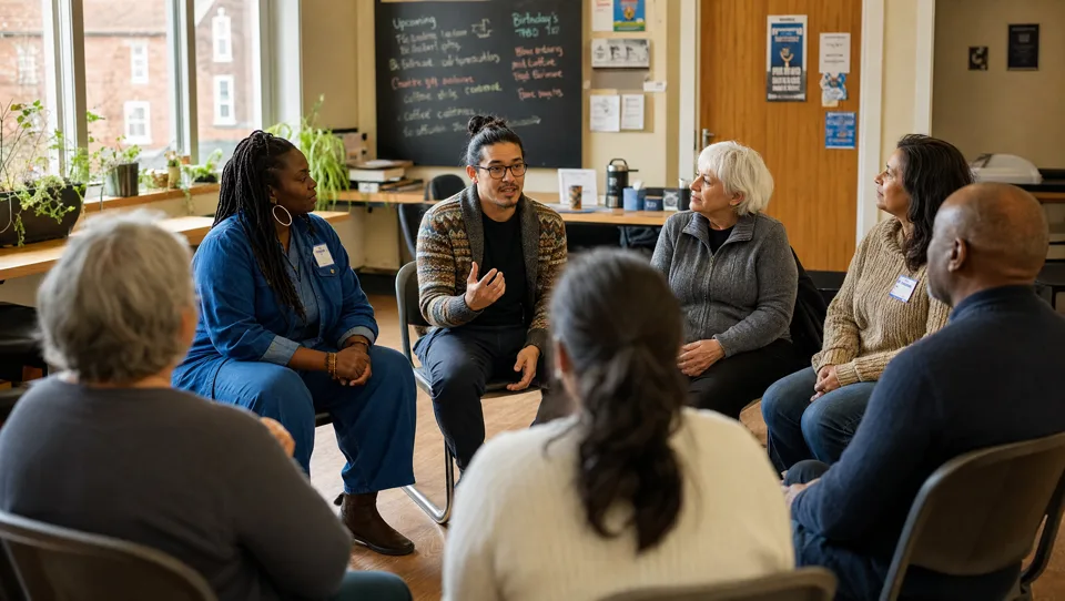 Community center meeting